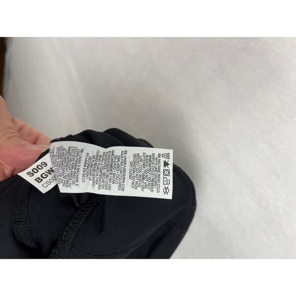 Gaiam Black Leggings Large Yoga Om Hi-Rise 7/8 Moisture Wicking Pockets - Picture 8 of 8